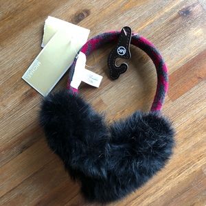 Michael Kors rabbit fur earmuffs